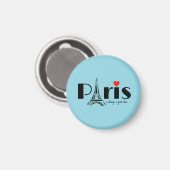 Aimant Paris Eiffel Tower Design  (Recto/Verso)