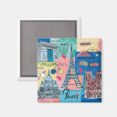 Aimant Paris, France (Recto/Verso)