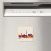 Aimant Paris France Skyline (In Situ (Lave-vaisselle))