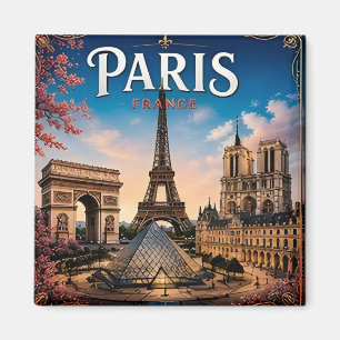 Aimant 🧲 Paris France Souvenir de votre voyage en Europe