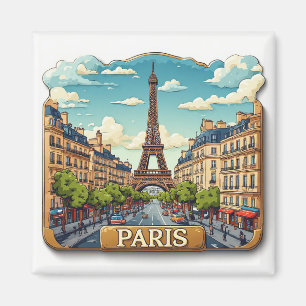 Aimant 🧲 Paris France Voyage Mémoire Pour Vacances Europ