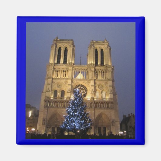 Aimant Paris - Notre-Dame à Noël (Devant)