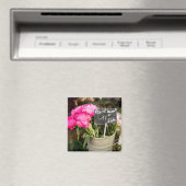 Aimant Paris Pink Market Flowers (In Situ (Lave-vaisselle))