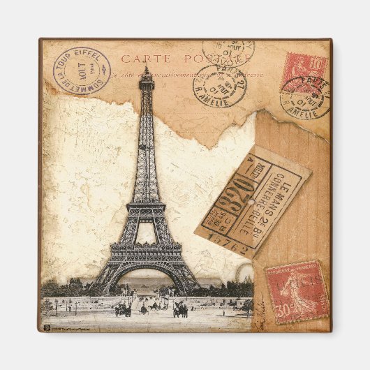 Aimant Paris, Postmark (Devant)