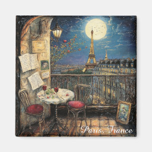 Aimant Paris romantique France Illustration de la Tour Ei