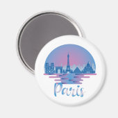 Aimant Paris Skyline (Recto/Verso)