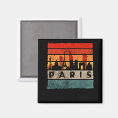Aimant Paris Skyline Tour Eiffel France Souvenir Paris (Recto/Verso)