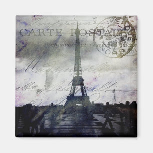 Aimant Paris texturé en Lavande