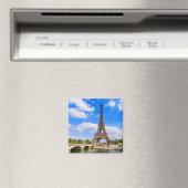 Aimant Paris, Tour Eiffel et Seine, France. (In Situ (Lave-vaisselle))
