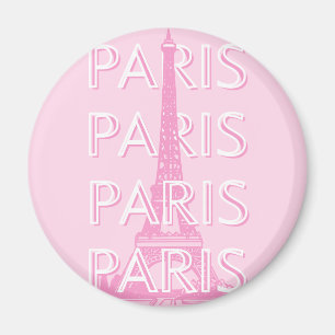 Aimant Paris Travel Art, Travel Art, Preppy Art, Rose