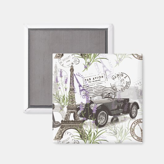 Aimant Paris vintage (Recto/Verso)