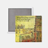 Aimant Paris Vue depuis la chambre de Vincent par Vincent (Recto/Verso)