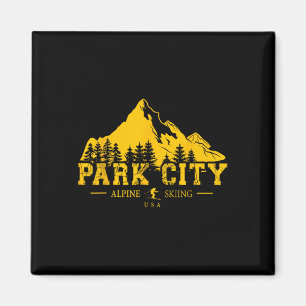 Aimant Park City Utah Usa Station de ski alpin Souven