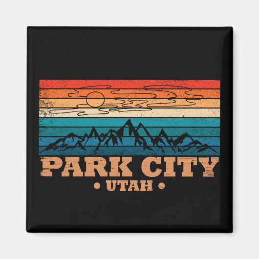 Aimant Park city Utah vintage (Devant)