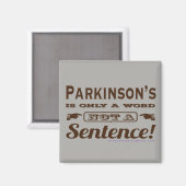 Aimant Parkinsons non marron de phrase (Recto/Verso)