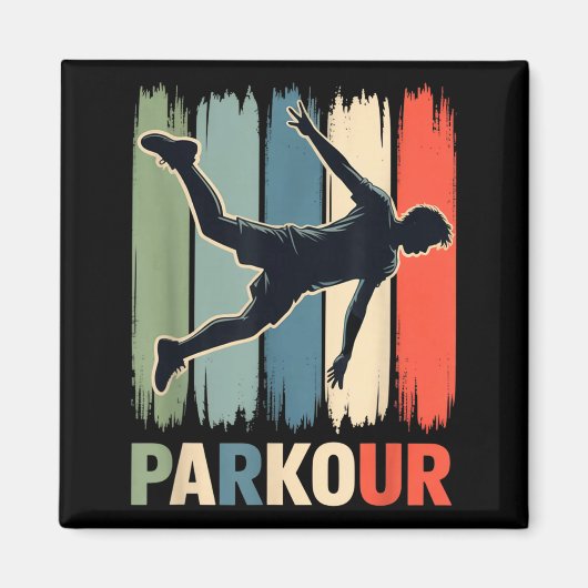Aimant Parkour, Urban Gymnast, Traceur, Runner  (Devant)