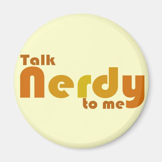 Aimant Parle à nerdy (Devant)
