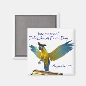 Aimant Parlez comme une journée de pirates (Recto/Verso)