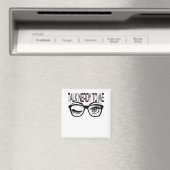 Aimant Parlez Nerdy Pour Moi Geeks Lunettes Winking Oeil (In Situ (Lave-vaisselle))