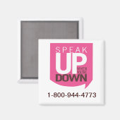 Aimant Parlez vers le haut quand vous êtes sur le point d (Recto/Verso)
