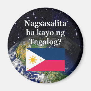 Aimant Parlez-vous le tagalog ? dans Tagalog. Drapeau et