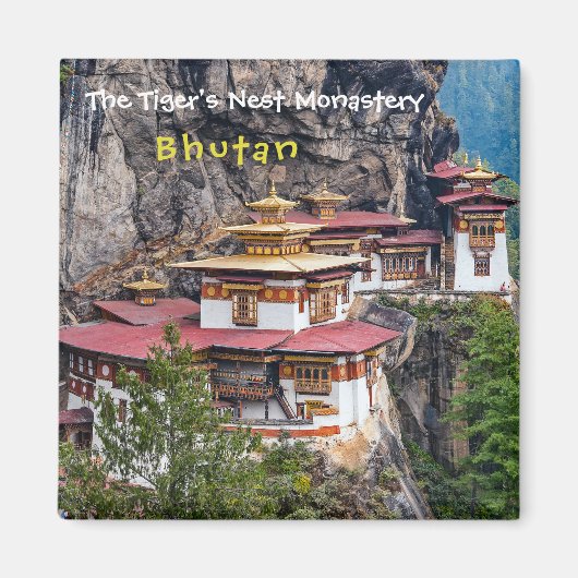 Aimant Paro Taktsang : Le monastère du nid de tigre - Bho (Devant)