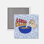 Aimant Parody Cereal Killer Petit déjeuner Humour aliment (Recto/Verso)