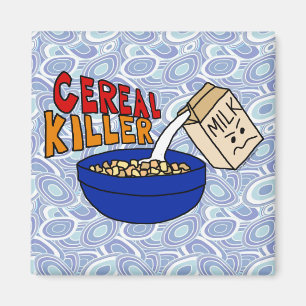Aimant Parody Cereal Killer Petit déjeuner Humour aliment