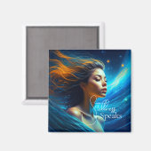 Aimant Paroles de douceur | Méditation Art céleste (Recto/Verso)