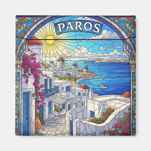Aimant Paros Grèce Îles Voyage (Devant)