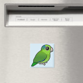 Aimant Parrotlet Pacifique vert (In Situ (Lave-vaisselle))