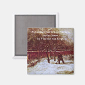 Aimant Parsonage Garden à Nuenen par Vincent van Gogh (Recto/Verso)