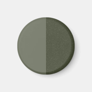 Aimant partagé vert mousse moderne – Personnalisab