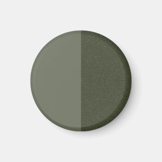 Aimant partagé vert mousse moderne – Personnalisab (Devant)