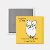 Aimant partager un câlin (Recto/Verso)