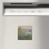 Aimant Parterres de fleurs à Vétheuil, paysage impression (In Situ (Lave-vaisselle))