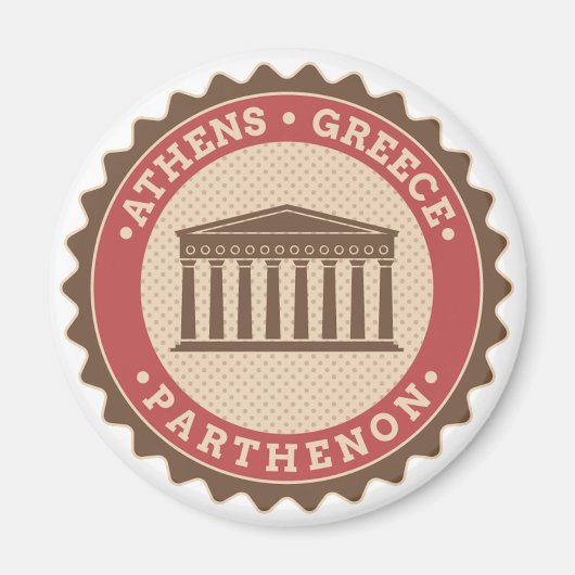 Aimant Parthenon Athènes Grèce (Devant)