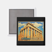Aimant Parthénon d'Athènes Grèce (Recto/Verso)