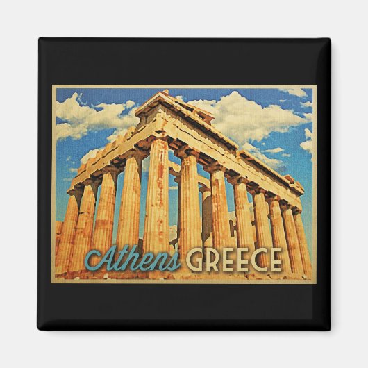 Aimant Parthénon d'Athènes Grèce (Devant)