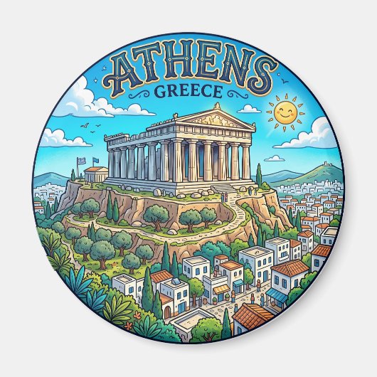 Aimant Parthénon Grèce (Devant)