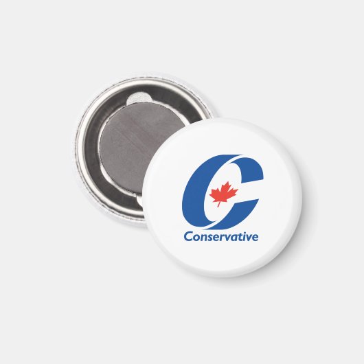 Aimant Parti conservateur du Canada (Recto/Verso)