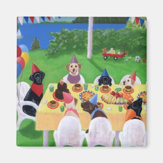 Aimant Parti du Labrador (Devant)