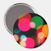 Aimant Parti Multicolor Bokeh (Recto/Verso)