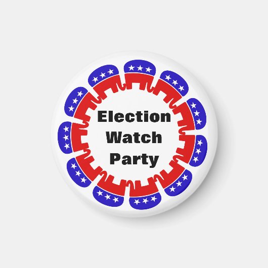 Aimant Parti républicain de surveillance des élections (Devant)