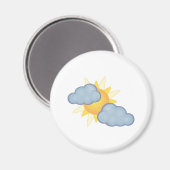 Aimant partiellement nuageux (Recto/Verso)