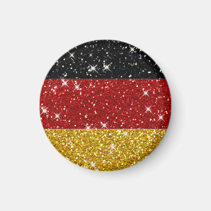 Aimant Parties scintillant Allemagne Drapeau avec étincel