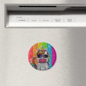 Aimant Parties scintillant arc-en-ciel Unicorn Sparkly LG (In Situ (Lave-vaisselle))