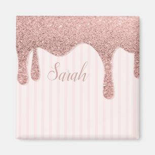 Aimant Parties scintillant cool tendance rose