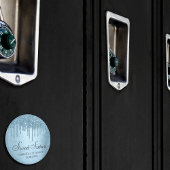 Aimant Parties scintillant de glace à goutte | Blue Faux