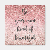 Aimant Parties scintillant Glam Glitzy rose Fille Étincel (Devant)